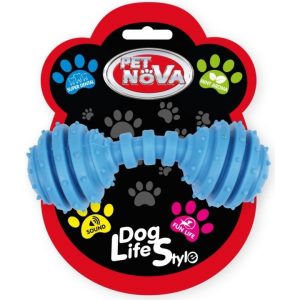 Pet Nova Tpr Dumbbell Blue 12Cm