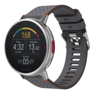 Polar Vantage V2 - Shift Edition - Sølv - Sportsur Med Bånd - Fluoroelastomer - Grå - Båndstørrelse: M/L - Display 1.2" - Bluetooth - 52 G