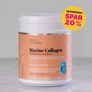 Powerful Acerola Collagen, 250 g. inkl. C-vitamin og protein