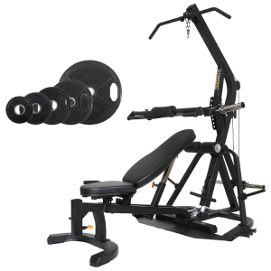 Powertec - Workbench LeverGym +77.. Sort 50 mm vægtskiver - 5 kg - Black