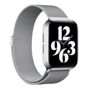 Puro Milanese - Urrem For Smart Watch - Sølv - For Apple Watch (42 Mm, 44 Mm)