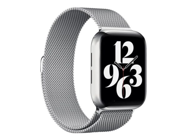 Puro Milanese - Urrem For Smart Watch - Sølv - For Apple Watch (42 Mm, 44 Mm)