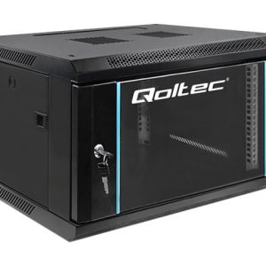 Qoltec - Rack Kabinet - Sort - 6U - 19"