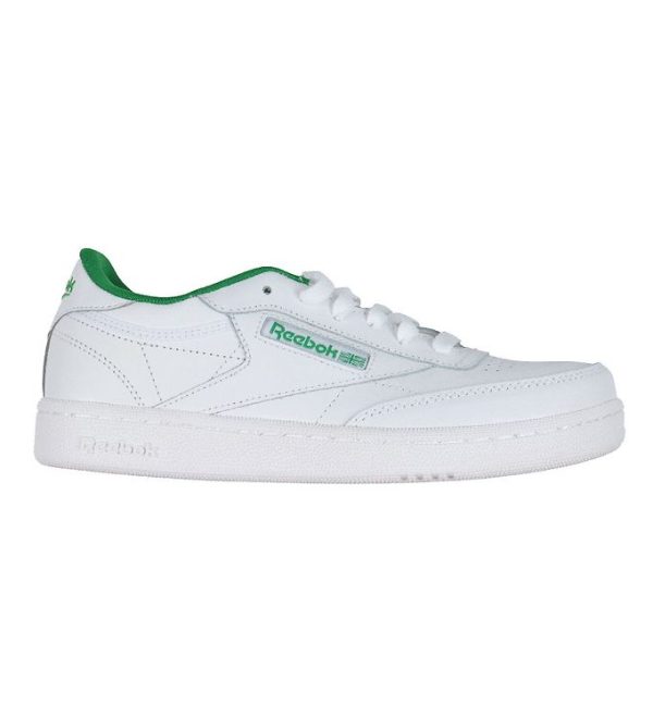 Reebok Sko - Club C Junior - Hvid/Grøn