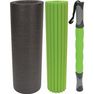 Schildkrot Massage Rollers 3In1 Schildkrot Gray-Green 960039