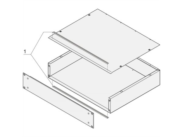 Schroff Emc Gasket Kit Multipac/Pro - Rack Tilbehør (20860130)