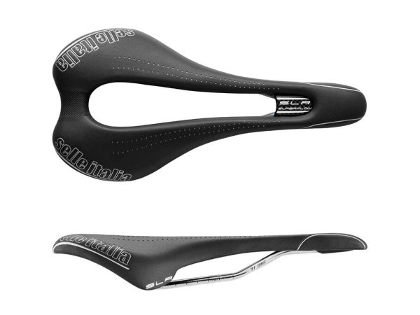 Selle Italia SLR Superflow L - Cykelsadel - Sort