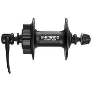 Shimano Deore - Fornav QR - HB-M475 - 6 bolt disk - 36 eger - Sort