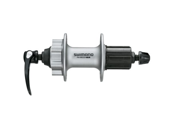 Shimano Deore M525 - Bagnav QR - 8,9 eller 10 gear - Disk 6 bolt - 36 eger - Sort