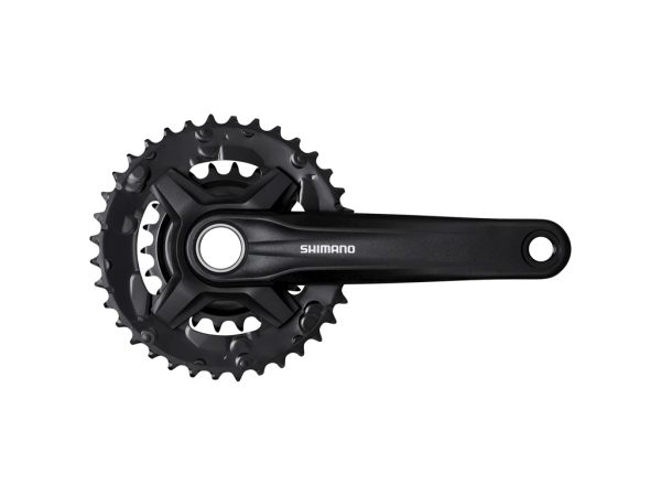 Shimano FC-MT210-2 - Kranksæt til 2 x 9 gear - 36/22 tands - 175mm - Uden chain guard