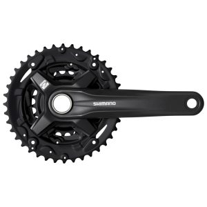 Shimano FC-MT210-3 - Kranksæt til 3 x 9 gear - 40/30/22 tands - 170mm - Ude chain guard