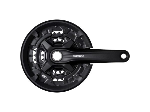 Shimano FC-MT210-3 - Kranksæt til 3 x 9 gear - 44/32/22 tands - 170mm - Med chain guard