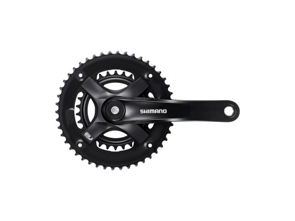 Shimano Tourney TY501 - Kranksæt dobbelt 46-30 tands - 170mm pedalarme