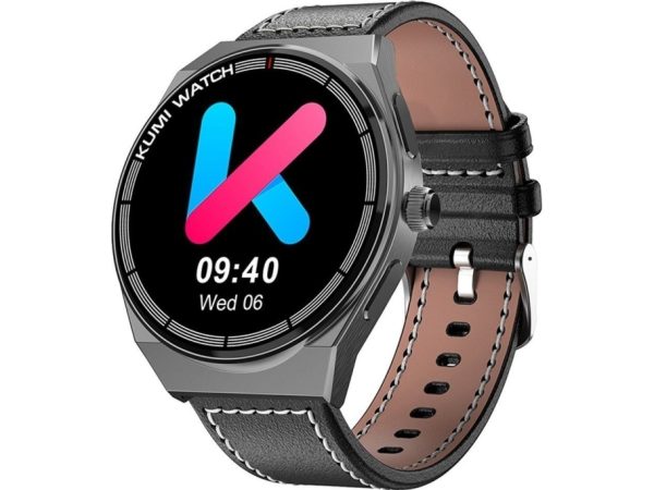 Smartwatch Kumi Gt5 Max Czarno-Brzowy (Ku-Gt5m/Gy)