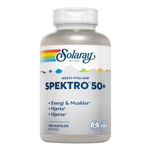 Solaray Spektro 50+ Multi-Vita-Min - 100 kaps.