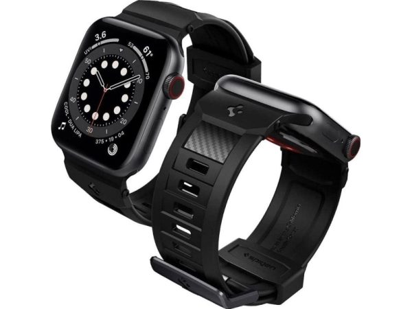 Spigen Pasek Spigen Rugged Band Apple Watch Series 42/44Mm Matte Black