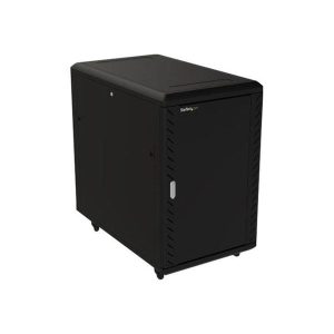 StarTech.com 18U Server Rack Cabinet - Includes Casters and Leveling Feet rack - 18U