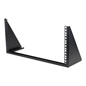 StarTech.com 5U Vertical Wall Mount Rack - 19in Low Profile Open Wall Mounting Bracket - Network/Server Room/Data/AV/IT/Patch Panel/Communication/Computer Equipment - w/ Cage Nuts/Screws rack - 5U