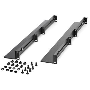 StarTech.com UNIRAILS1UB - 1U - Adjustable Rack Rails