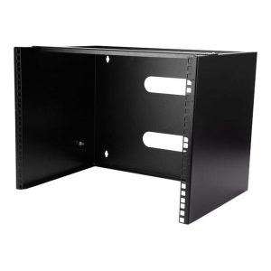 StarTech.com Wall-Mount Bracket for Shallow Rack-Mount Equipment - Solid Steel - 8U cabinet - 8U