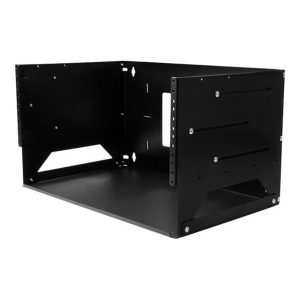 StarTech.com Wall-Mount Server Rack with Built-in Shelf - Solid Steel - 4U