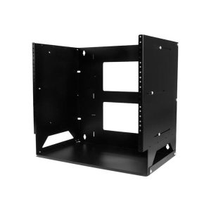 StarTech.com Wall-Mount Server Rack with Built-in Shelf - Solid Steel - 8U rack (wall mount) - 8U