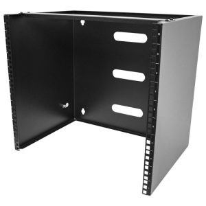 Startech.Com 10U Wall Mount Rack, 19" Wall Mount Network Rack, 14 Inch Deep (Low Profile), Wall Mounting Patch Panel Bracket For Network Switches, It