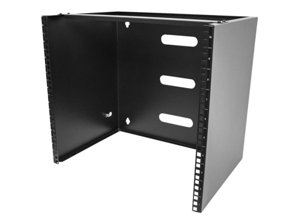 Startech.Com 10U Wall Mount Rack, 19" Wall Mount Network Rack, 14 Inch Deep (Low Profile), Wall Mounting Patch Panel Bracket For Network Switches, It