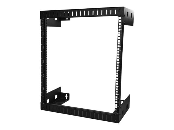 Startech.Com 12U 19" Wall Mount Network Rack - 12" Deep 2 Post Open Frame Server Room Rack For Data/Av/It/Computer Equipment/Patch Panel With Cage Nu