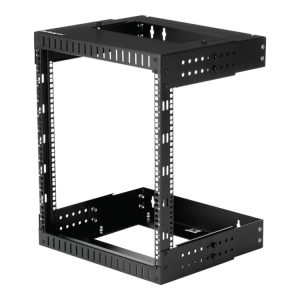 Startech.Com 12U 19" Wall Mount Network Rack, Adjustable Depth 12-20" 2 Post Open Frame Server Room Rack For Av/Data/ It Communication/Computer Equip