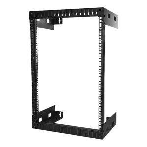 Startech.Com 15U 19" Wall Mount Network Rack - 12" Deep 2 Post Open Frame Server Room Rack For Data/Av/It/Computer Equipment/Patch Panel With Cage Nu