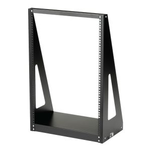 Startech.Com 16U Open Frame Network Rack - 19" 2 Post Free Standing Desktop Rack For Computer, Av, Media, It Equipment For Server Room (2Postrack16)