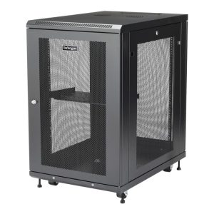 Startech.Com 18U Server Rack Cabinet, 4-Post Adjustable Depth (2" To 30") Network Equipment Rack Enclosure W/Casters/Cable Management/Shelf/Locking D