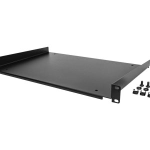 Startech.Com 1U Fixed Server Rack Mount Shelf, 12In Deep Steel Universal Cantilever Tray For 19" Av/Data/Network Equipment Rack With Cage Nuts & Scre