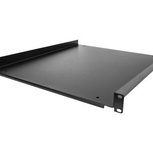 Startech.Com 1U Fixed Server Rack Mount Shelf, 20In Deep Steel Universal Cantilever Tray For 19" Av/Data/Network Equipment Rack With Cage Nuts & Scre