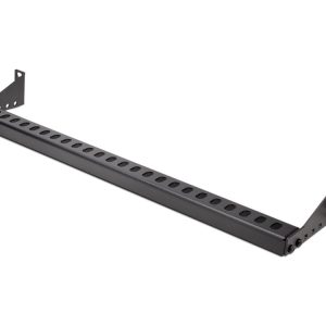 Startech.Com 1U Rack Mountable Cable Lacing Bar W/Adjustable Depth, Cable Support Guide For Organized 19" Racks/Cabinets, Horizontal Cable Guide For