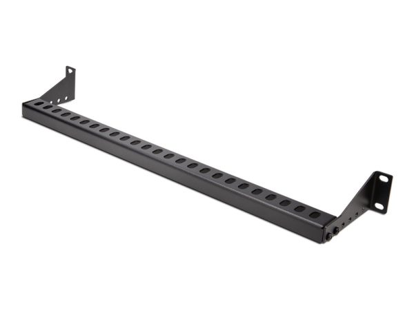 Startech.Com 1U Rack Mountable Cable Lacing Bar W/Adjustable Depth, Cable Support Guide For Organized 19" Racks/Cabinets, Horizontal Cable Guide For