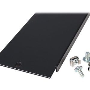 Startech.Com 2U Blanking Panel - Steel Rack Mount Filler Panel - For 19In Server Rack Enclosure Or Cabinet - Black Rack Panel (Blankb2) - Tomt Panel