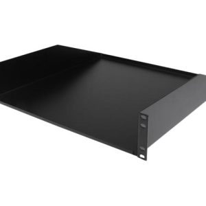 Startech.Com 2U Fixed Server Rack Mount Shelf, 22In Deep Steel Universal Cantilever Tray For 19" Av/Data/Network Equipment Rack With Cage Nuts & Scre