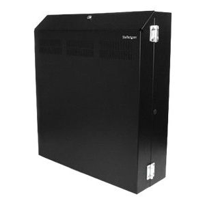 Startech.Com 4U 19In Secure Horizontal Wall Mountable Server Rack - Rack - Vægmonterbar - 120 Mm - Sort - 4U - 19"