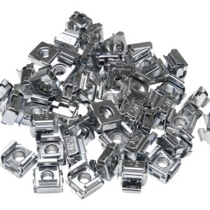 Startech.Com 50 Pkg M5 Cage Nuts For Server Rack Cabinets - M5 Cage Nuts - Rack Cage Nuts - Cage Nuts (Cabcagenuts) - Møtrikker Til Rack (Pakke Med 5