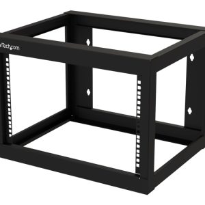 Startech.Com 6U 19" Wall Mount Network Rack 19" Deep 2 Post Open Frame For Server Room Data/Av/It/Communication/Computer Equipment/Patch Panel With C