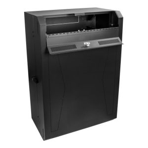 Startech.Com 8U 19" Vertical Wall Mount Server Rack Cabinet, Low Profile (15"), 30" Deep Locking Network Enclosure With 2U For Switch Patch Panel Rou