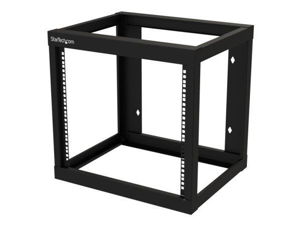 Startech.Com 9U 19" Wall Mount Network Rack 17" Deep 2 Post Open Frame For Server Room/Data/Av/It/Communication/Computer Equipment/Patch Panel W/ Cag