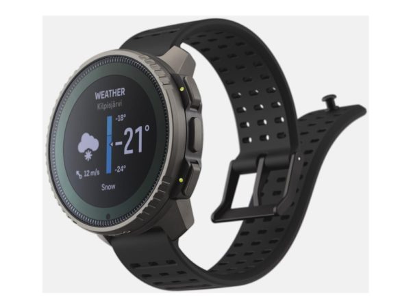 Suunto Vertical - Glasfiberforstærket Polyamid - Sportsur Med Rem - Silikone - Håndledsstørrelse: 125-175 Mm - Display 1.4" - Bluetooth - 74 G - Tita