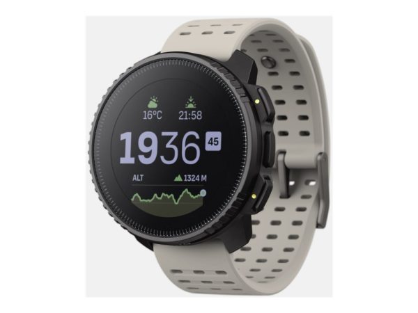 Suunto Vertical - Glasfiberforstærket Polyamid - Sportsur Med Rem - Silikone - Håndledsstørrelse: 125-175 Mm - Display 1.4" - Bluetooth - 86 G - Sort