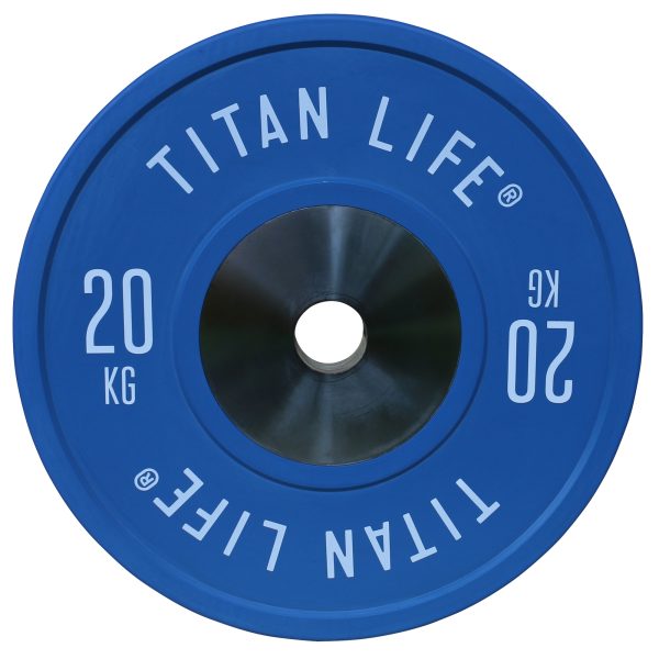 TITAN LIFE Elite Bumperplates 20 kg, 1 stk.