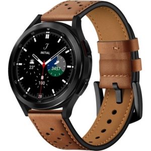 Tech-Protect Tech-Protect Leather Smartwatch Samsung Galaxy Watch 4 40/42/44/46 Mm Brown