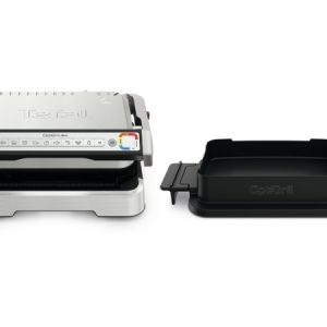 Tefal Optigrill 4In1 Gc774d, Rustfrit Stål, Metal, Rektangulær, Knapper, 600 Cm², 30 X 20 Mm