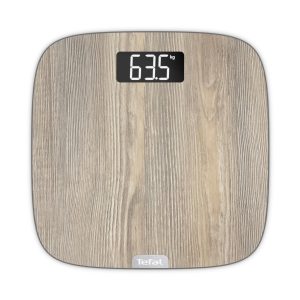 Tefal Origin Pp1600v0, Electronic Personal Scale, 160 Kg, 100 G, Wood, Kg, Oval